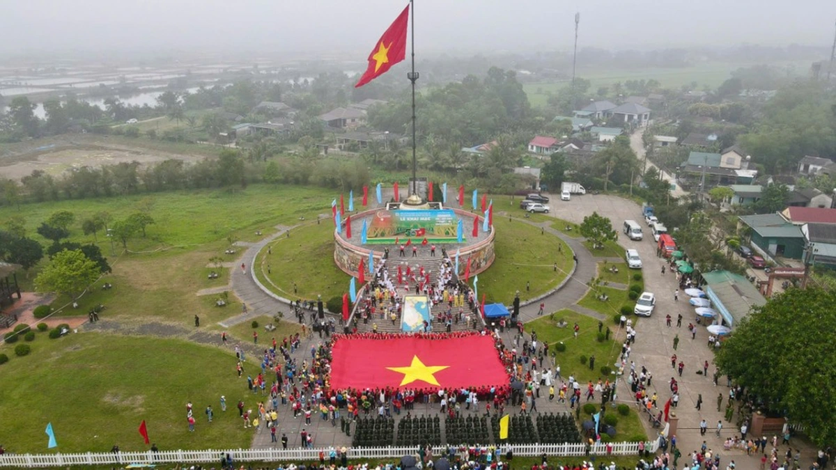 Không khí của Lễ Thượng Cờ